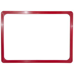 PR06A4 Пластиковая рамка для инф и рекламы А4 красная(EPG)