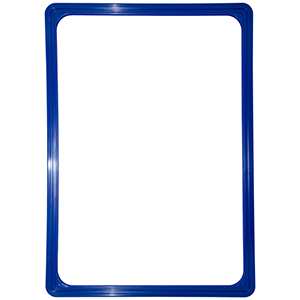 PR28A4 Пластиковая рамка для инф и рекламы А4 синяя(EPG)