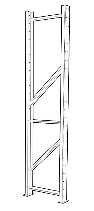 Рама для стеллажа складского